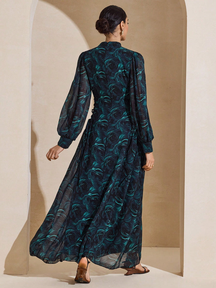 Rochie maxi SHEIN, verde