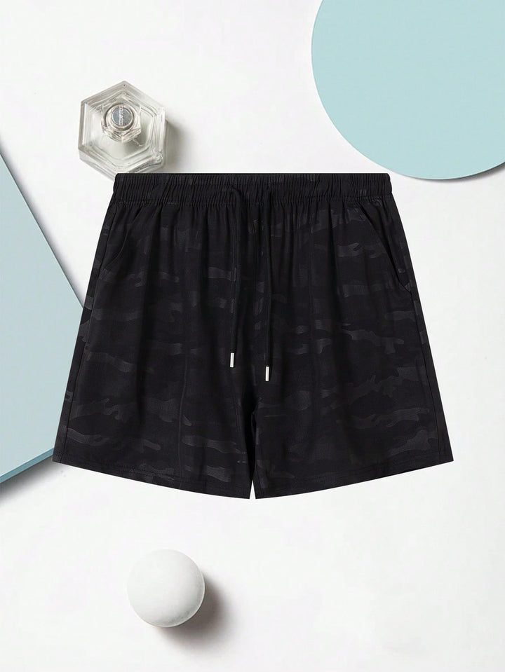 Pantaloni scurți SHEIN, negru