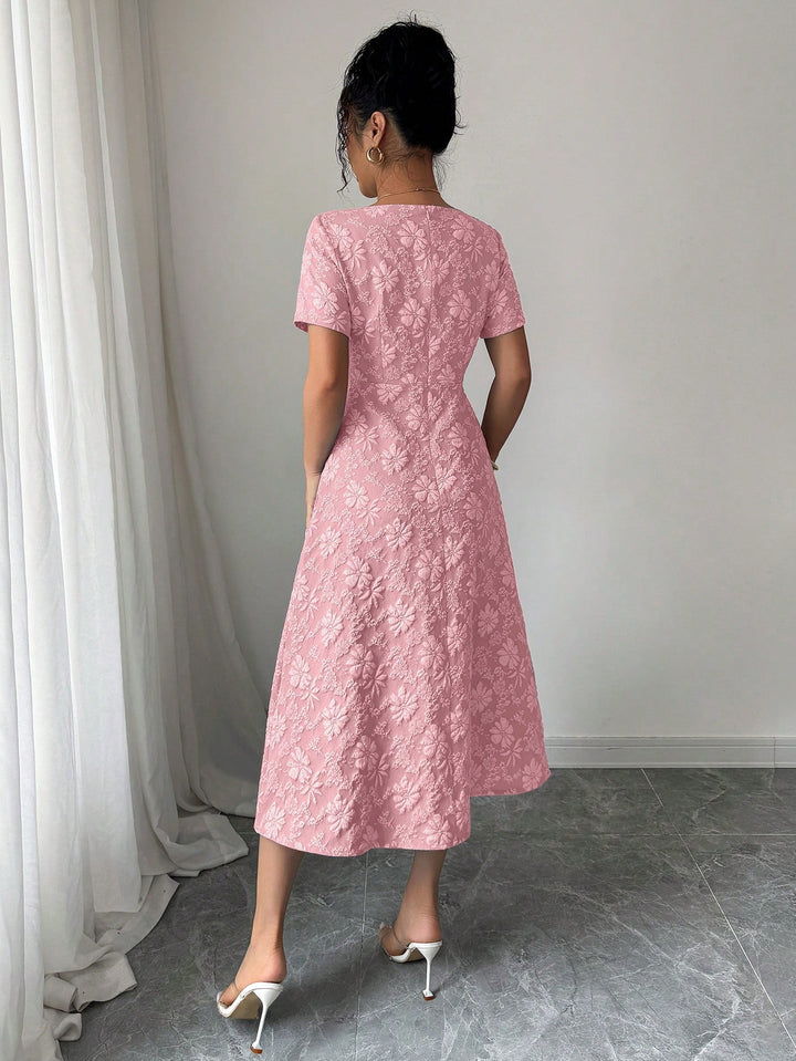Rochie midi SHEIN, roz