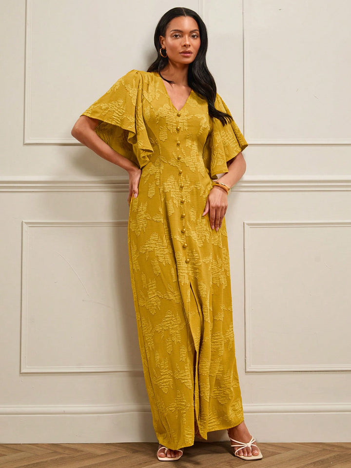 Rochie maxi SHEIN, galben