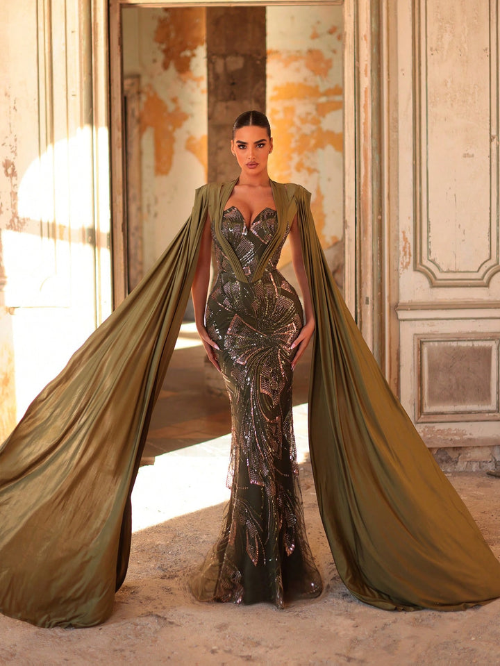 Rochie SHEIN, verde