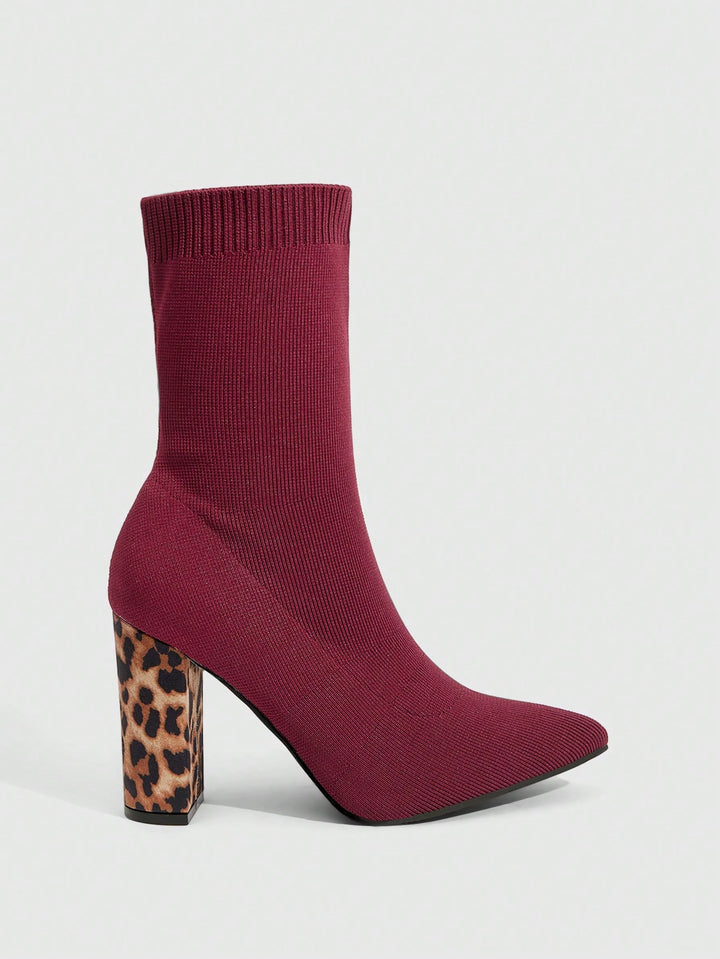 SHEIN csizma, meggypiros