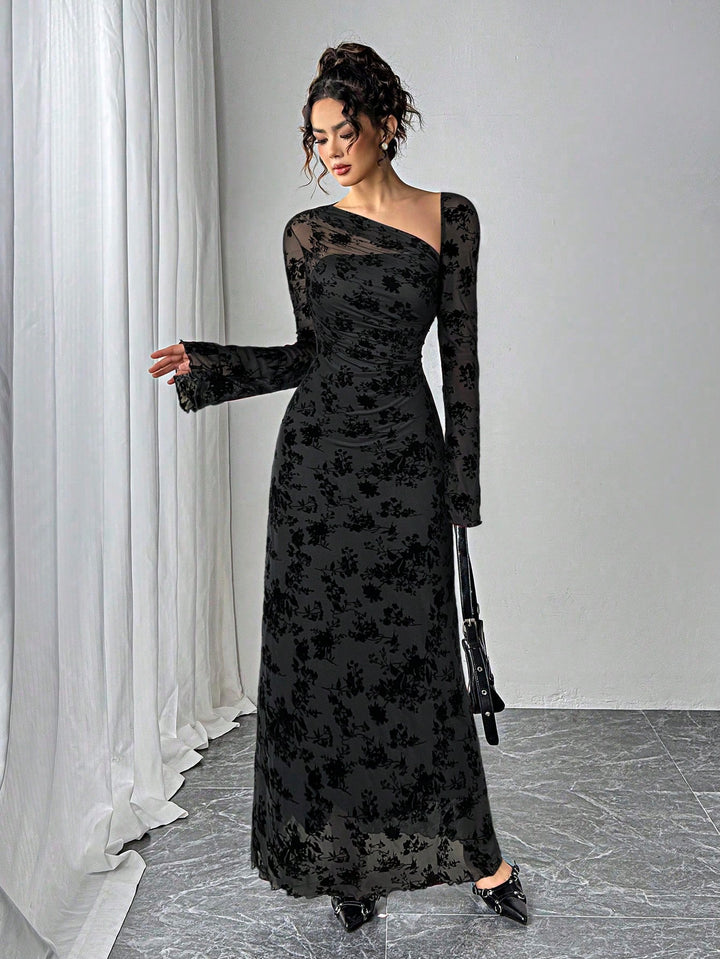Rochie maxi SHEIN, negru