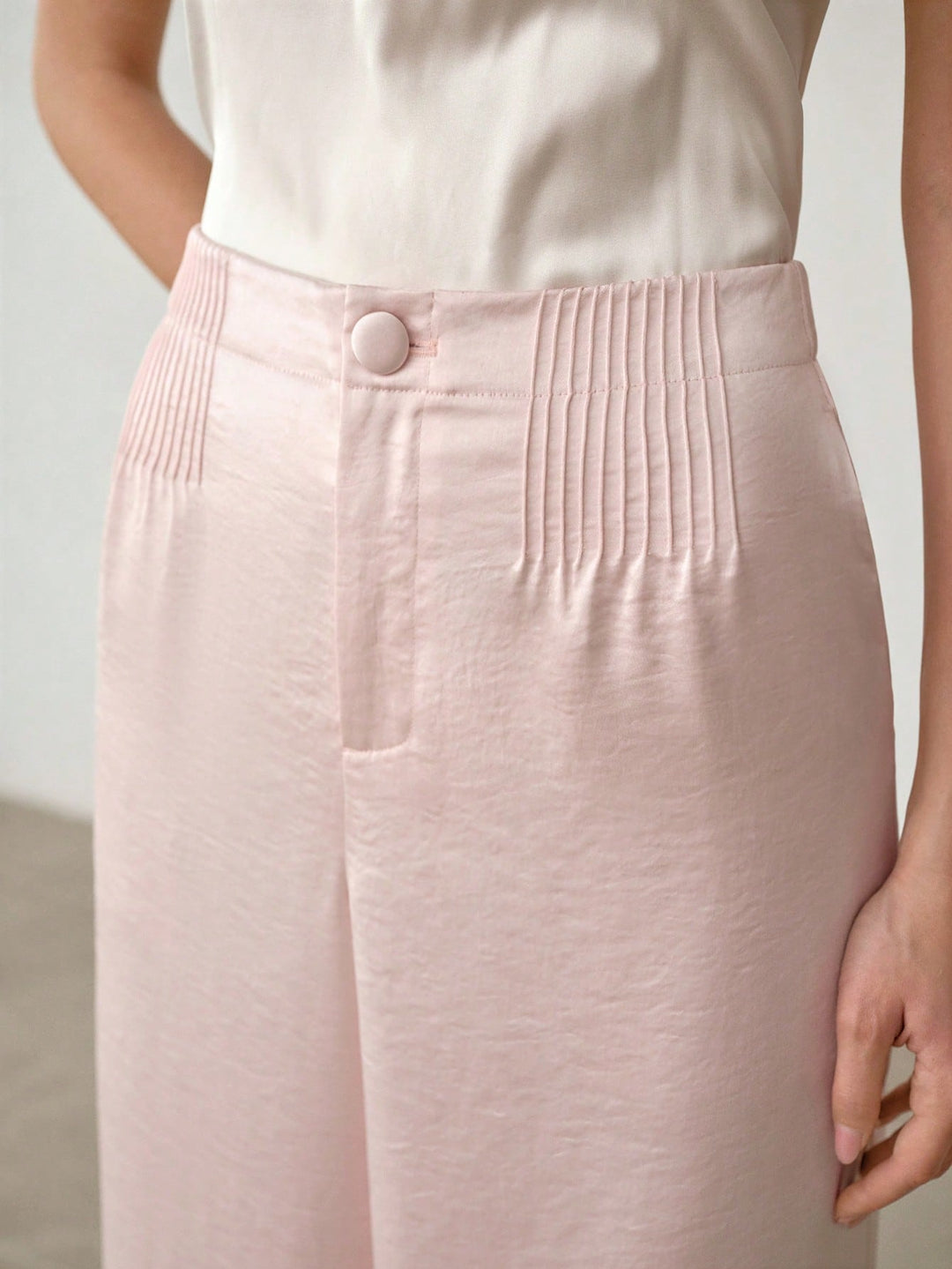 Pantaloni SHEIN, roz