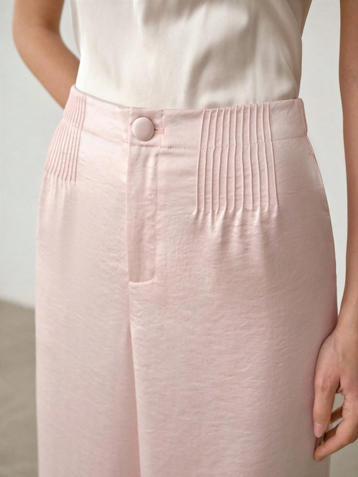 Pantaloni SHEIN, roz