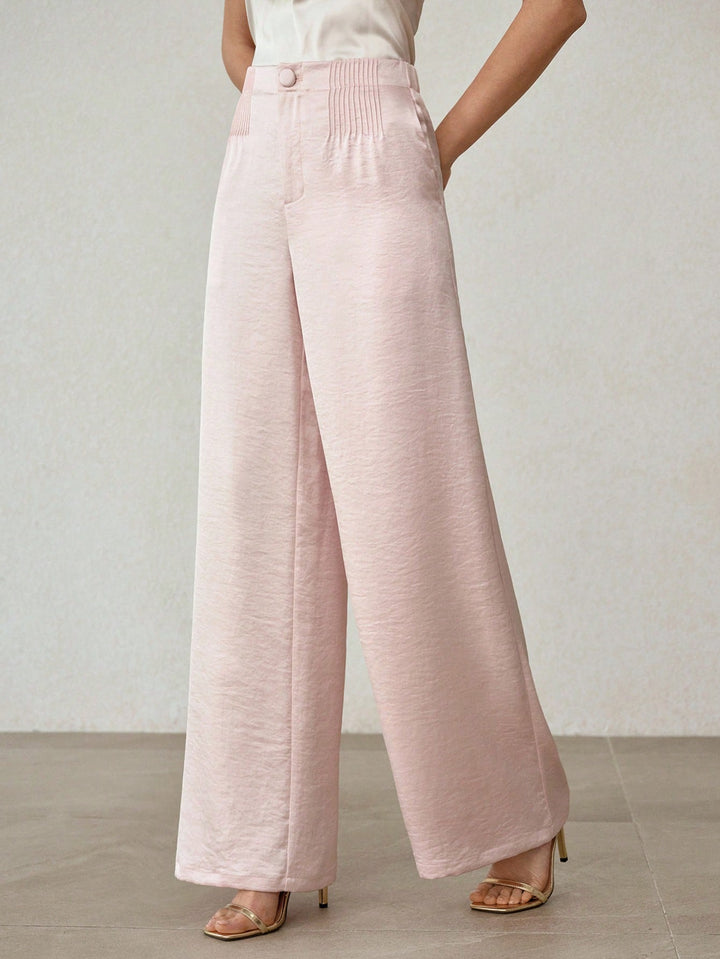 Pantaloni SHEIN, roz