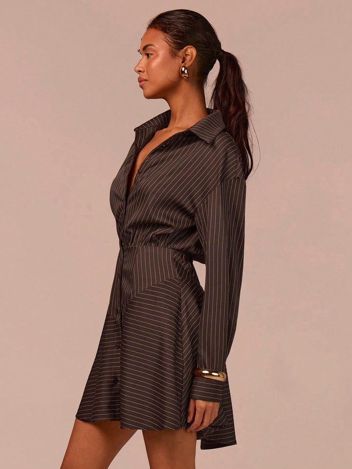 Rochie scurtă SHEIN, maro