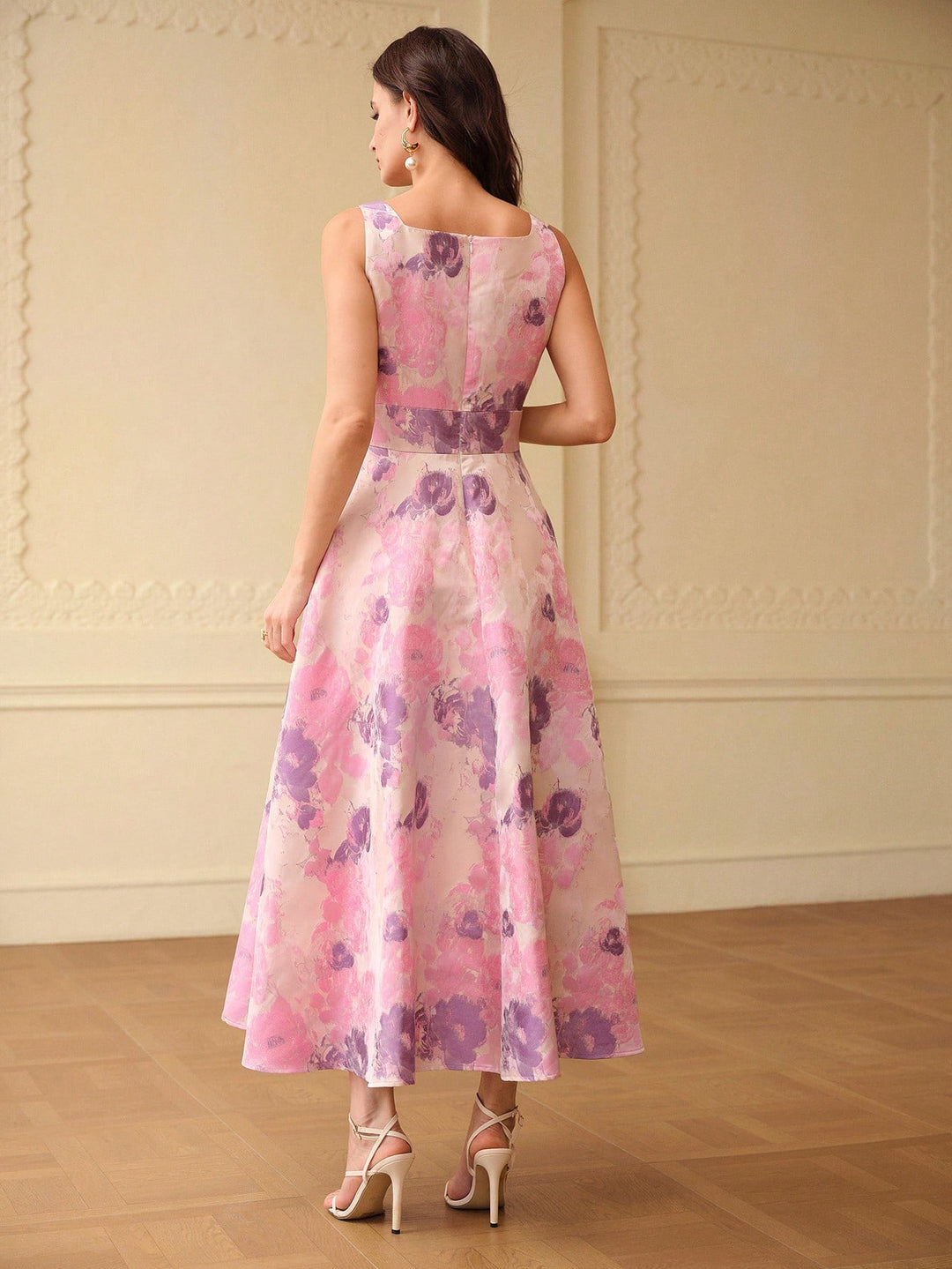 Rochie midi SHEIN, mov