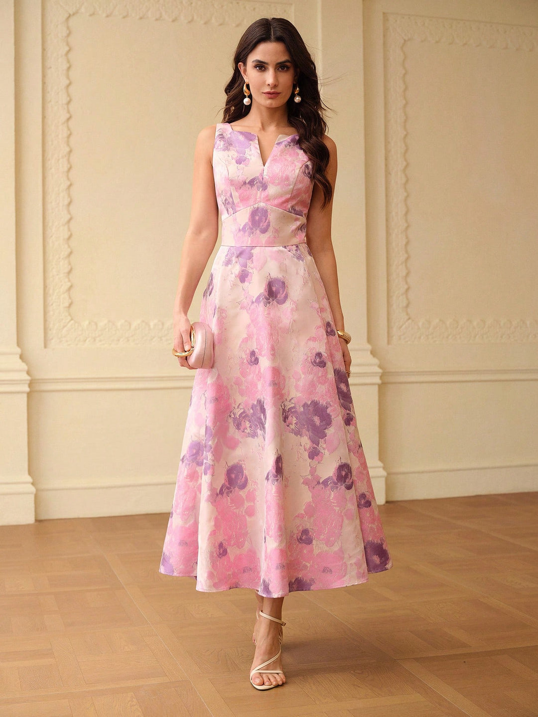 Rochie midi SHEIN, mov