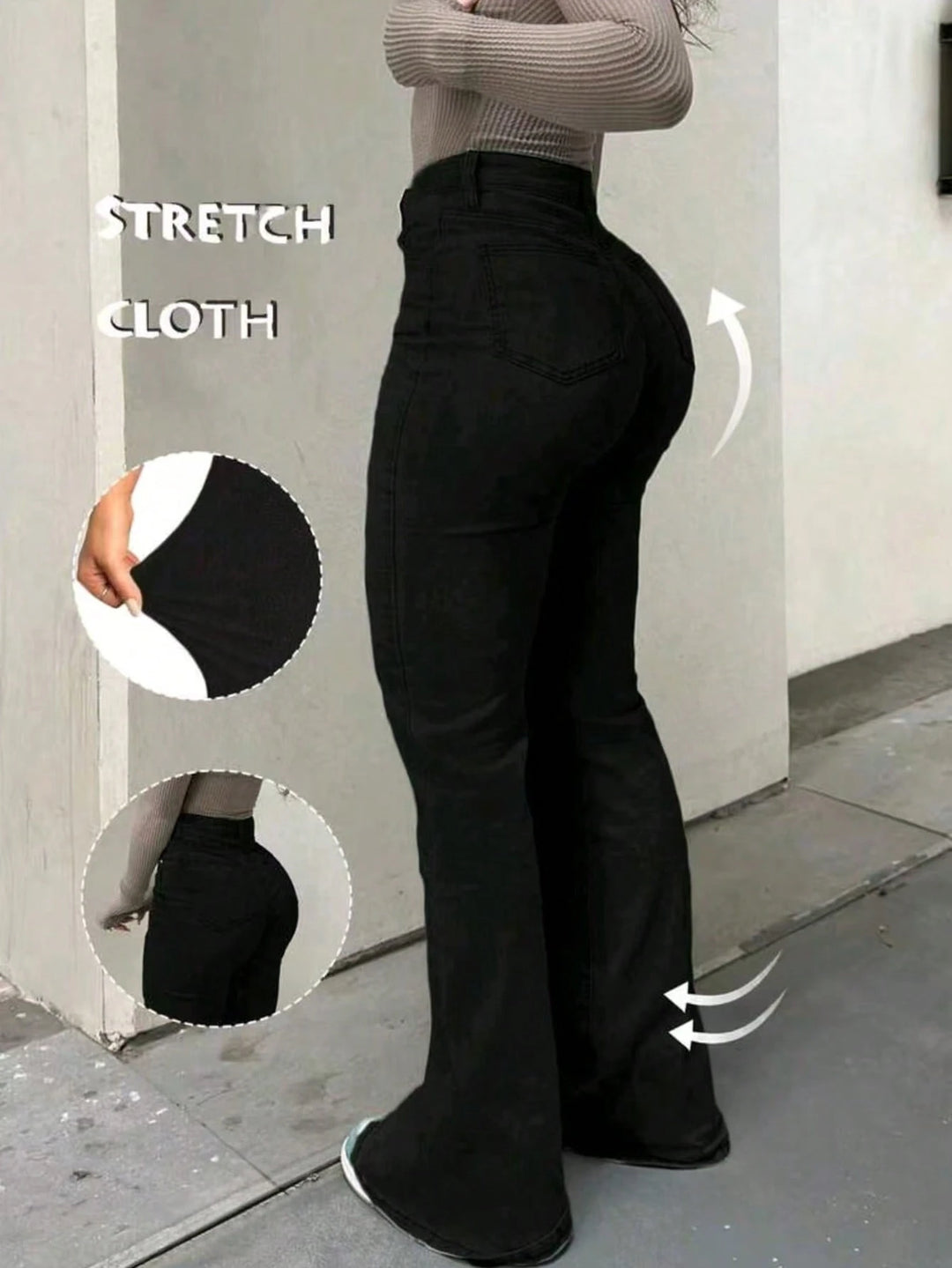 Jeans SHEIN, negru
