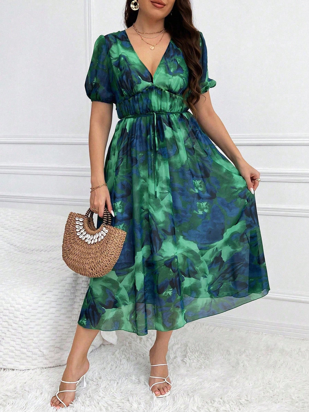 Rochie SHEIN, verde