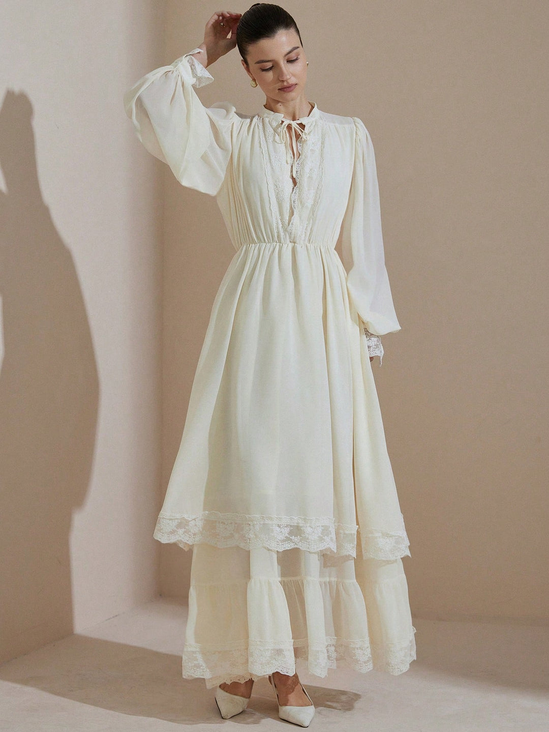 Rochie maxi SHEIN, portocaliu