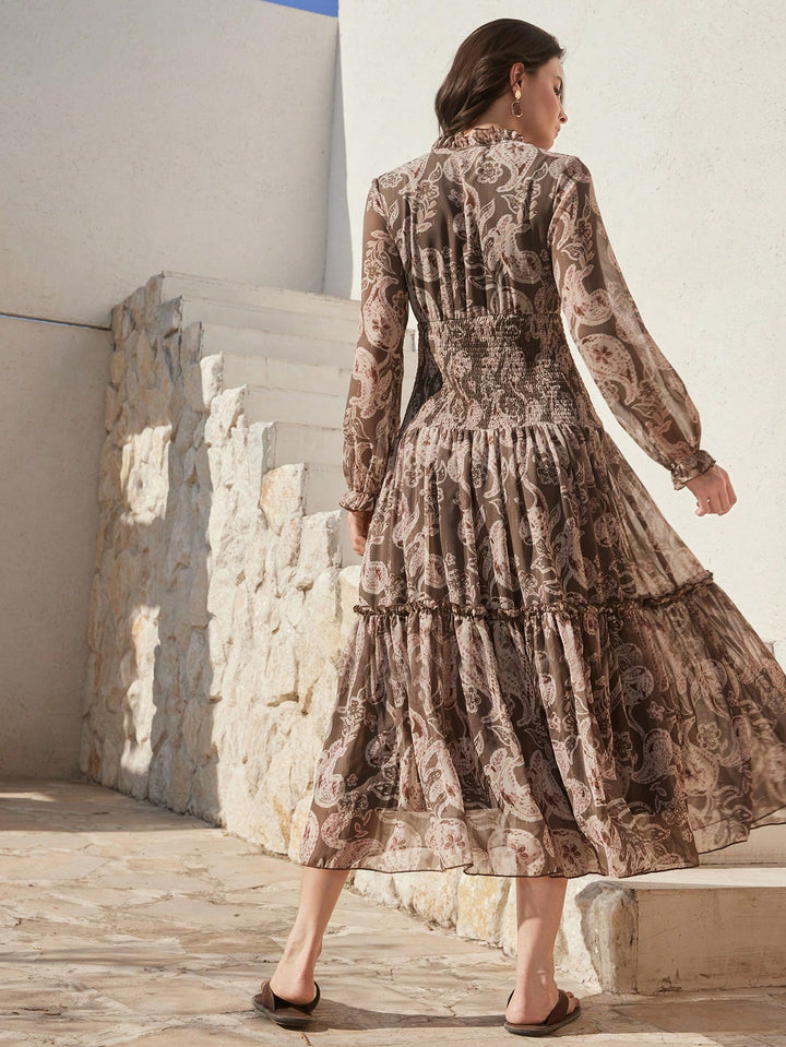 Rochie midi SHEIN, mix culori