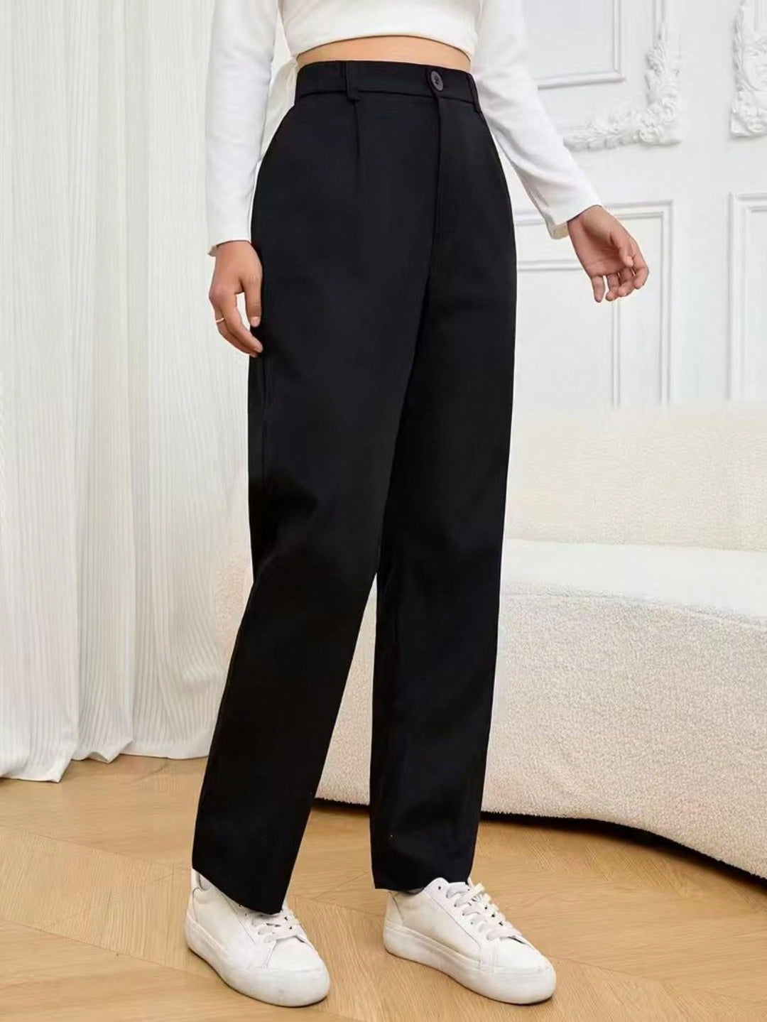 Pantaloni SHEIN, negru