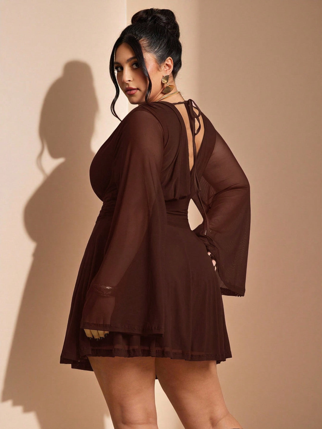 Rochie SHEIN, maro