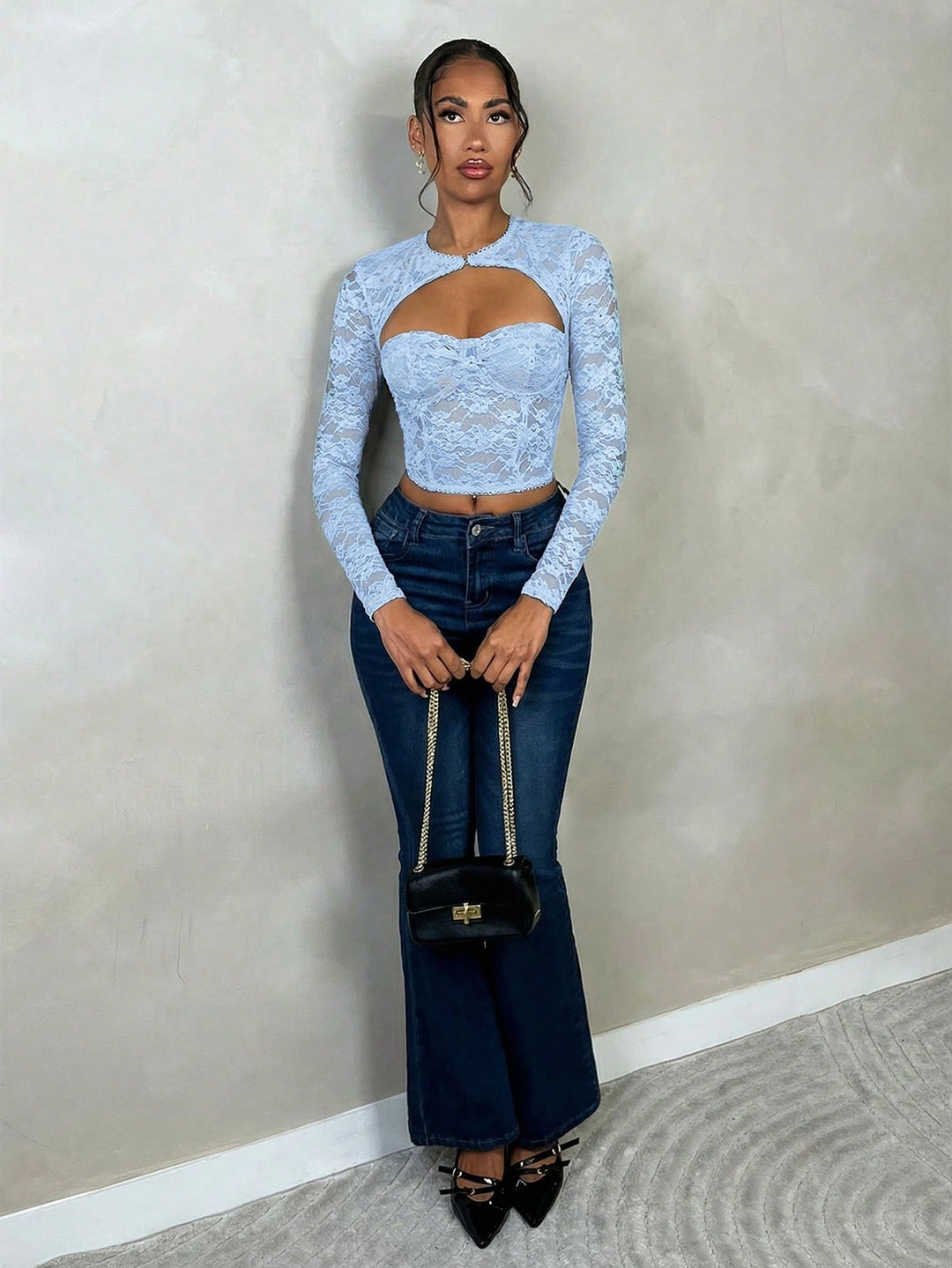 Top SHEIN, albastru