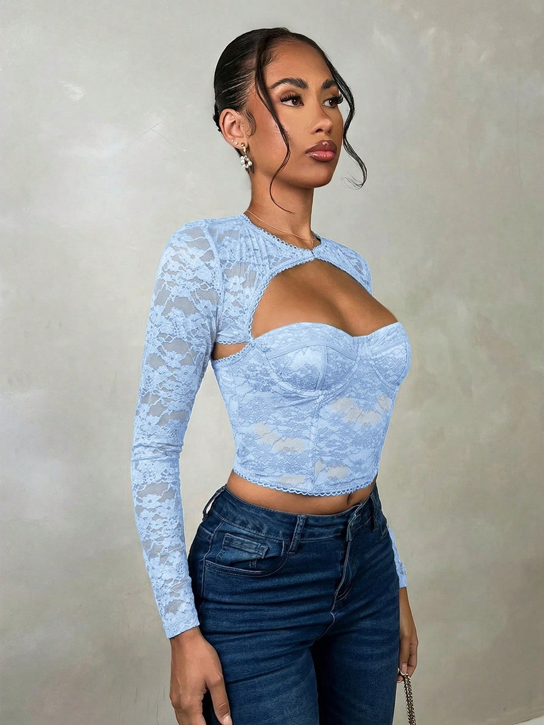 Top SHEIN, albastru