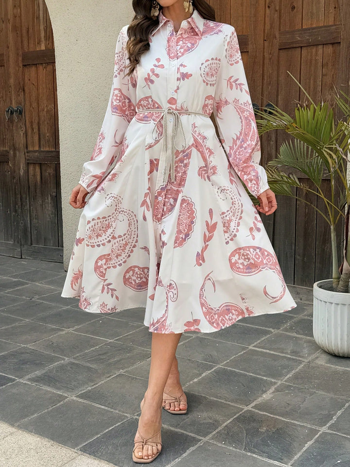 Rochie midi SHEIN, roz