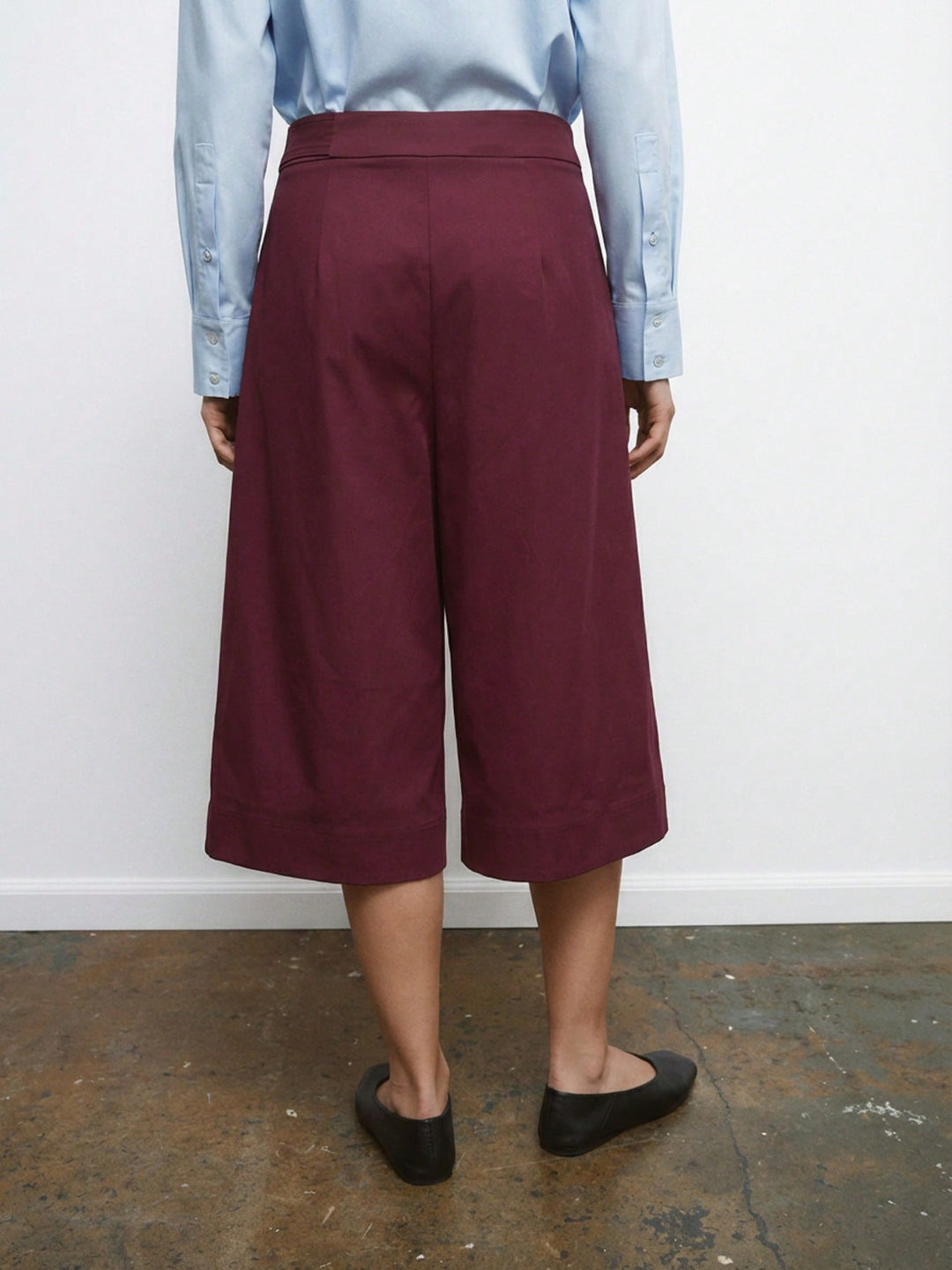 Pantaloni SHEIN, vișiniu