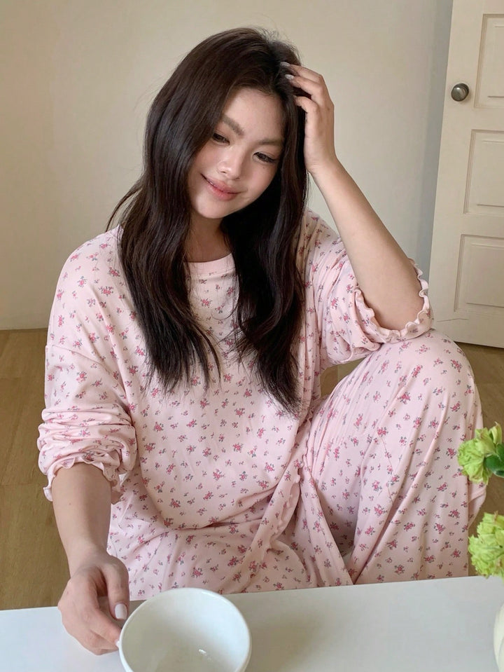 Set pijamale SHEIN, roz