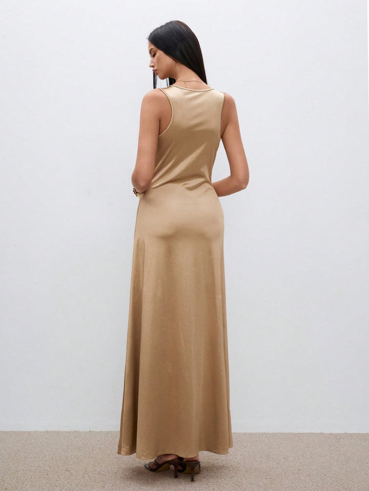 Rochie scurtă SHEIN, kaki