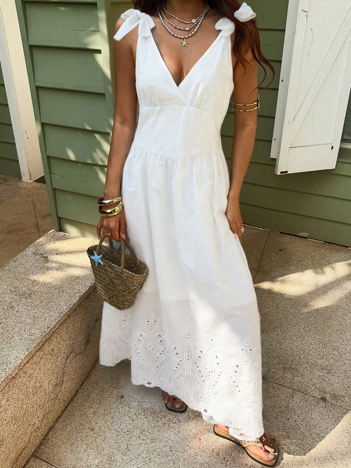 Rochie maxi SHEIN, alb