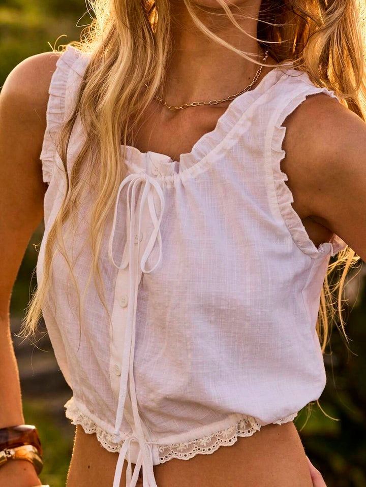 Top SHEIN, alb