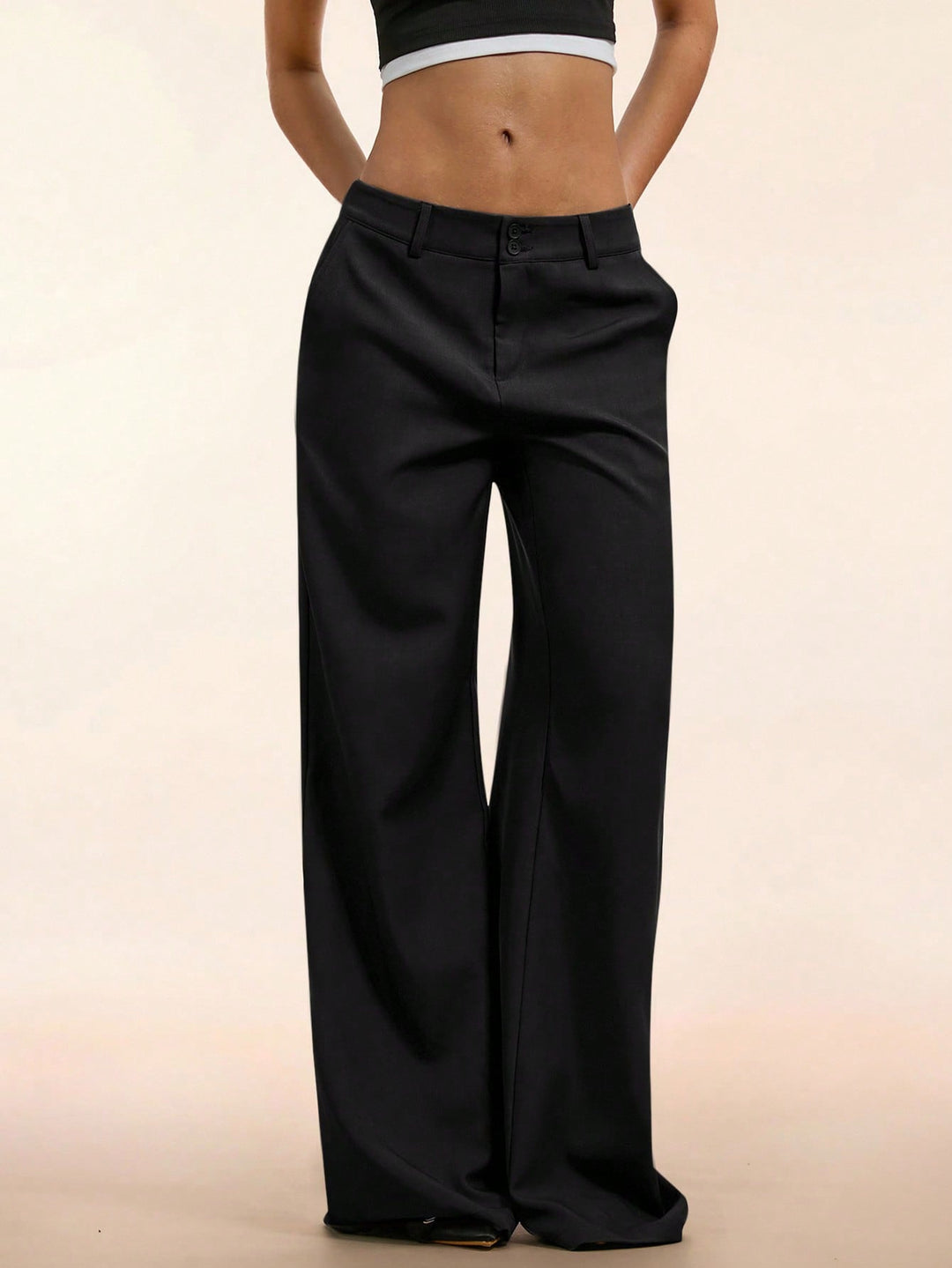 Pantaloni SHEIN, negru