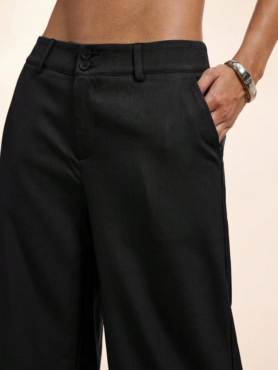 Pantaloni SHEIN, negru