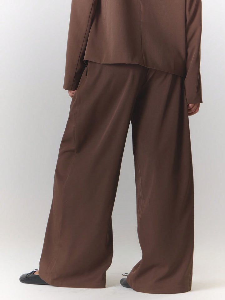Pantalon SHEIN, maro