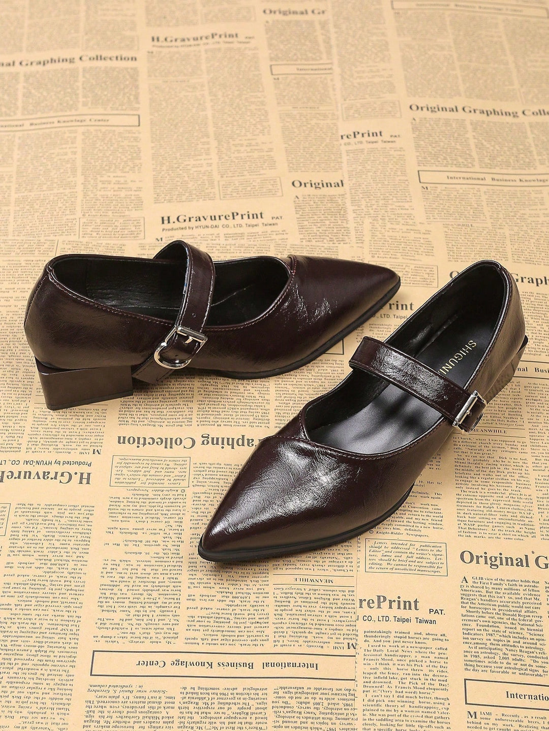 Pantofi SHEIN, maro