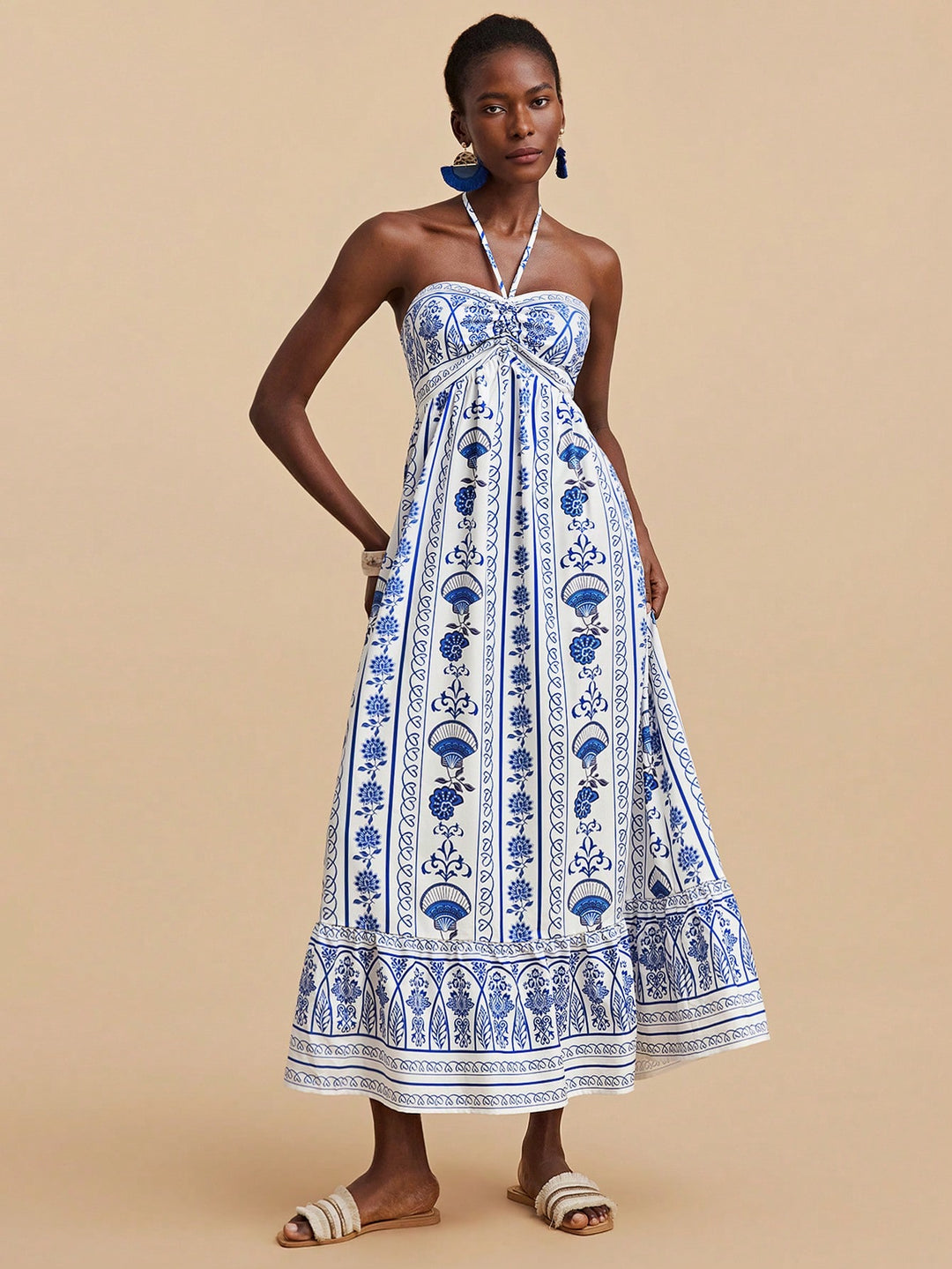 Rochie maxi SHEIN, albastru