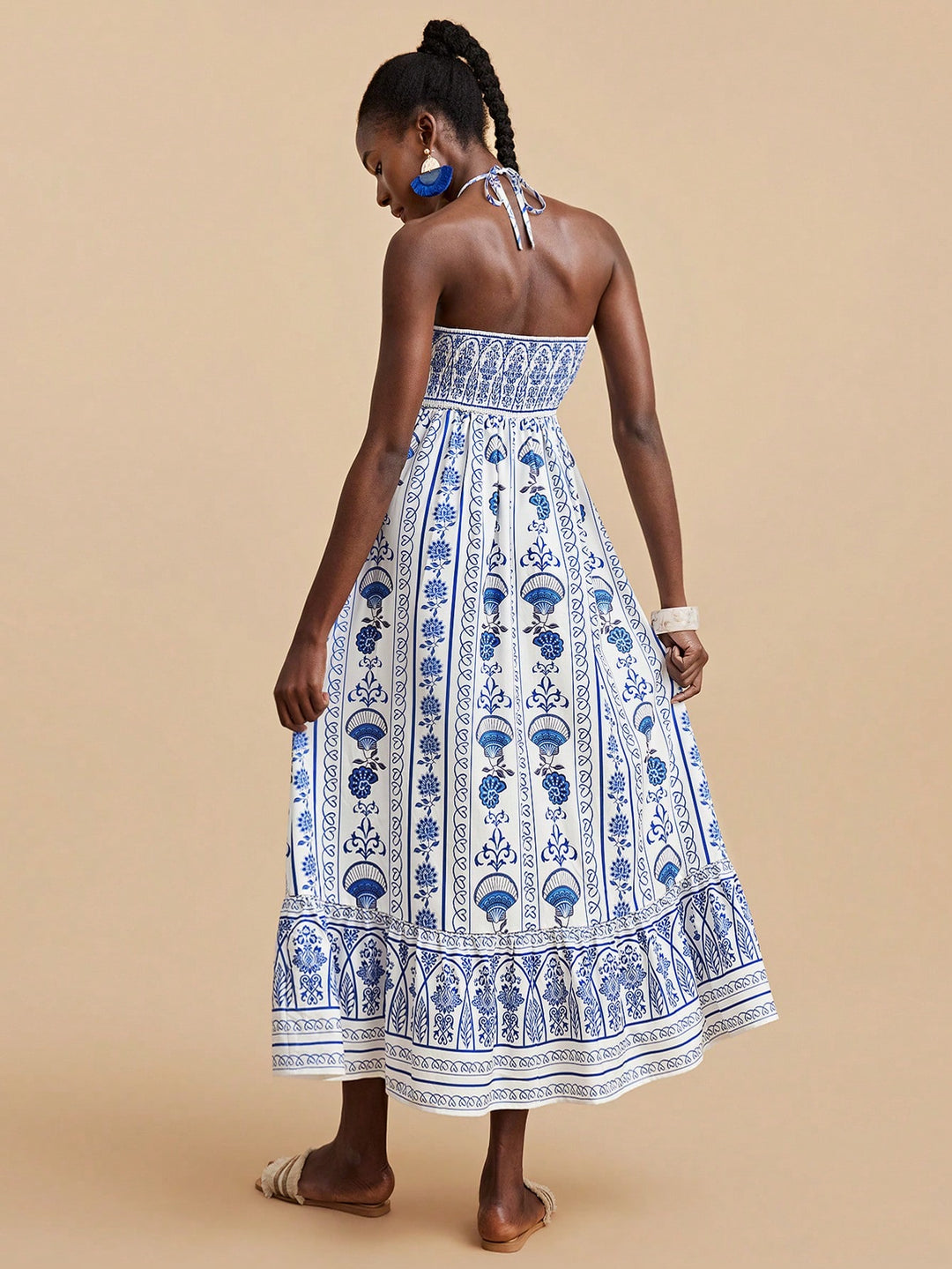 Rochie maxi SHEIN, albastru