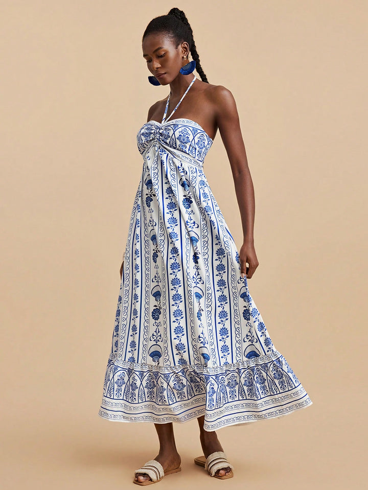 Rochie maxi SHEIN, albastru