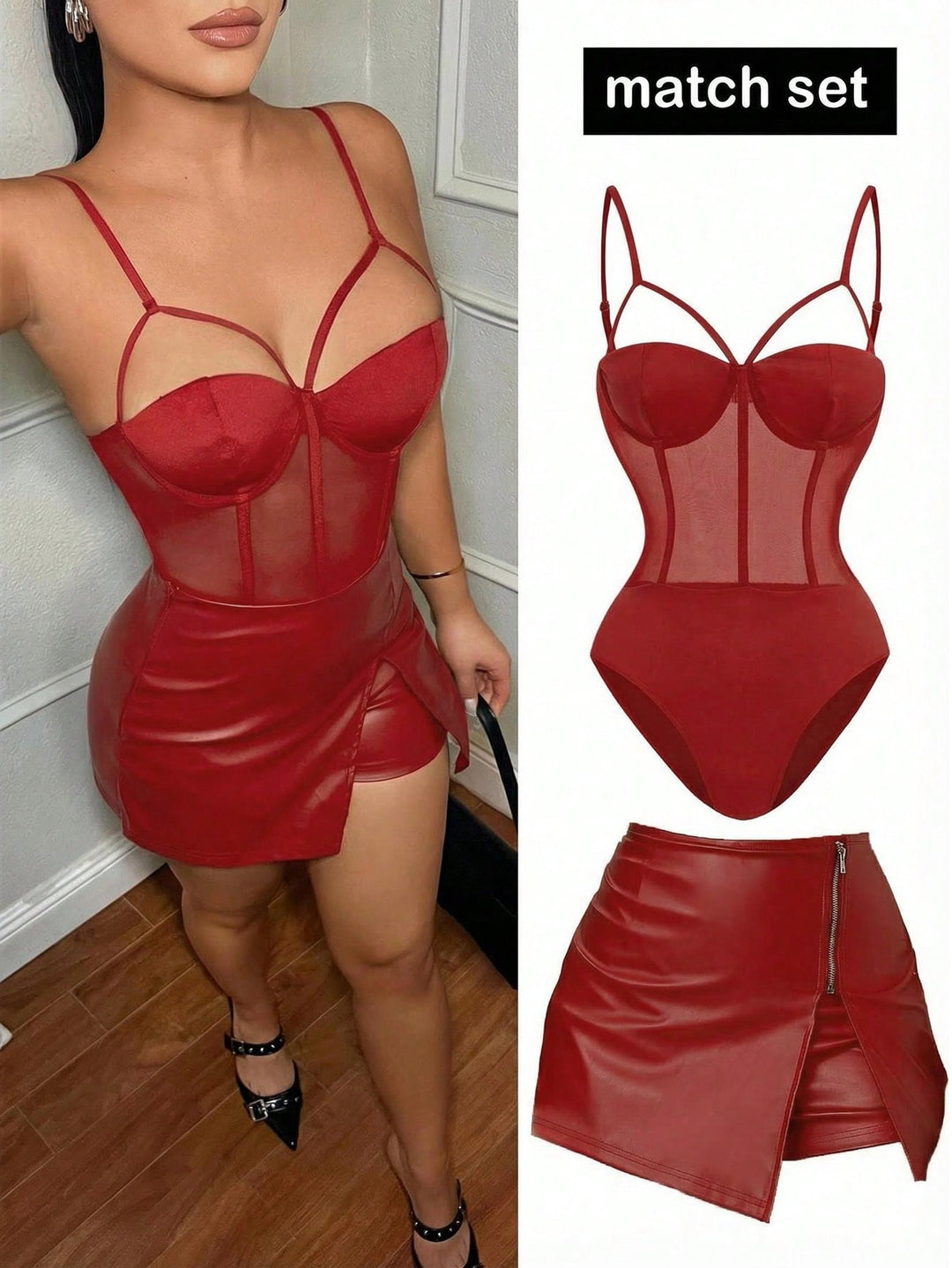 Body SHEIN, roșu