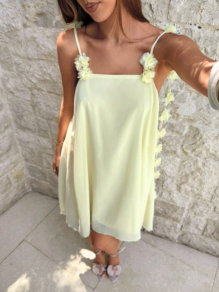Rochie mini SHEIN, galben