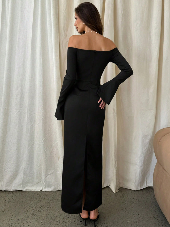 Rochie midi SHEIN, negru