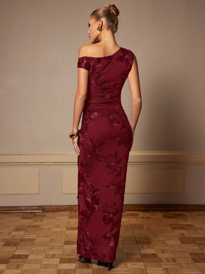 Rochie maxi SHEIN, vișiniu