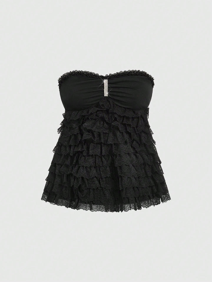 Top SHEIN, negru