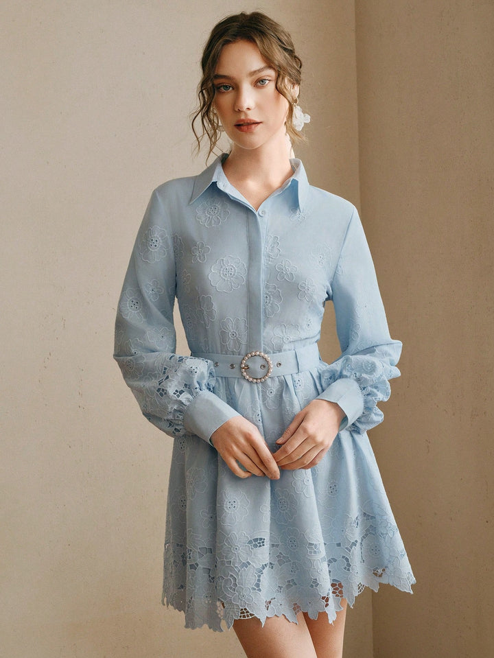 Rochie scurtă SHEIN, albastru