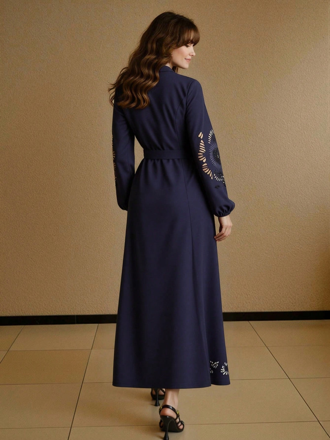 SHEIN maxi ruha, kék