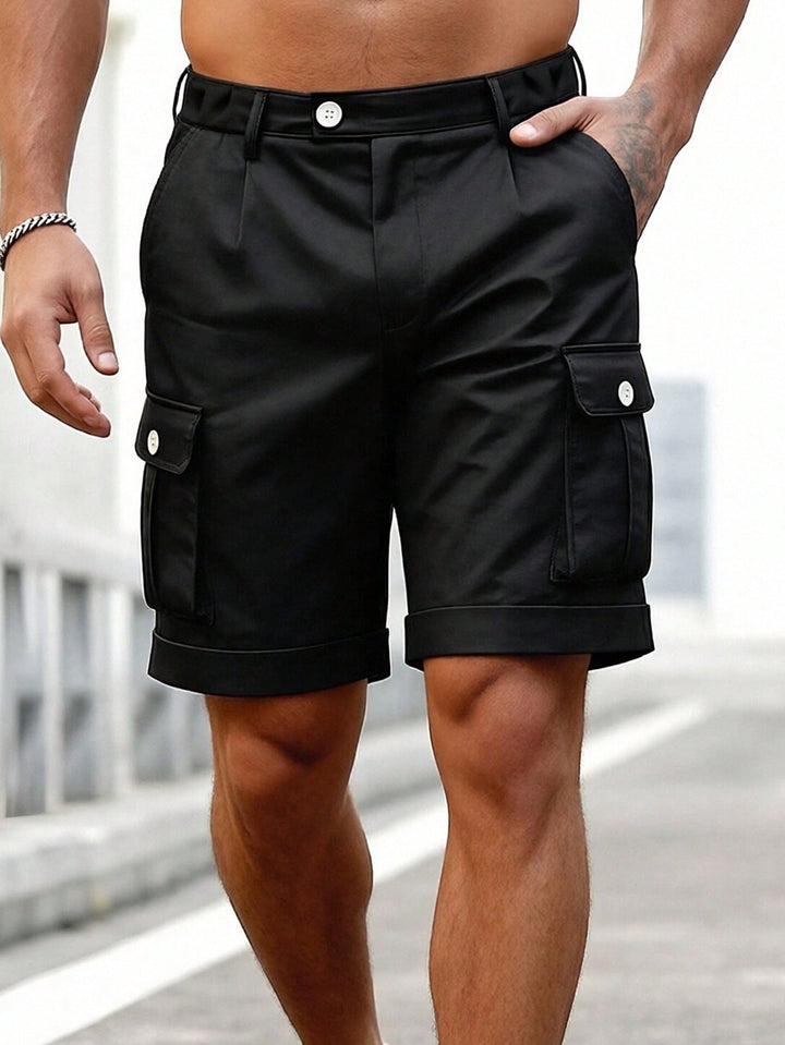 Pantaloni scurți SHEIN, negru
