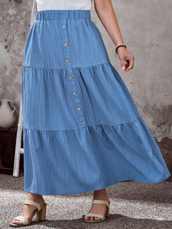 SHEIN maxi szoknya, kék
