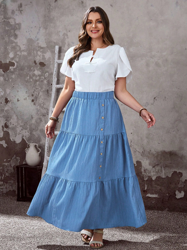SHEIN maxi szoknya, kék