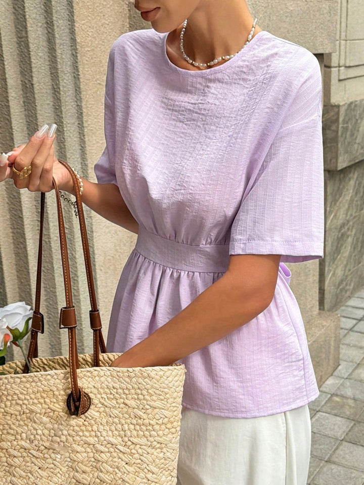 Bluza tip cămașă SHEIN, roz