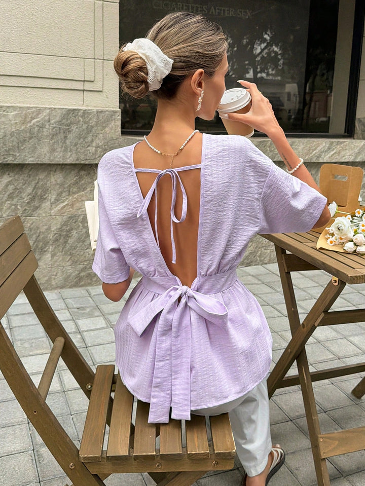 Bluza tip cămașă SHEIN, roz
