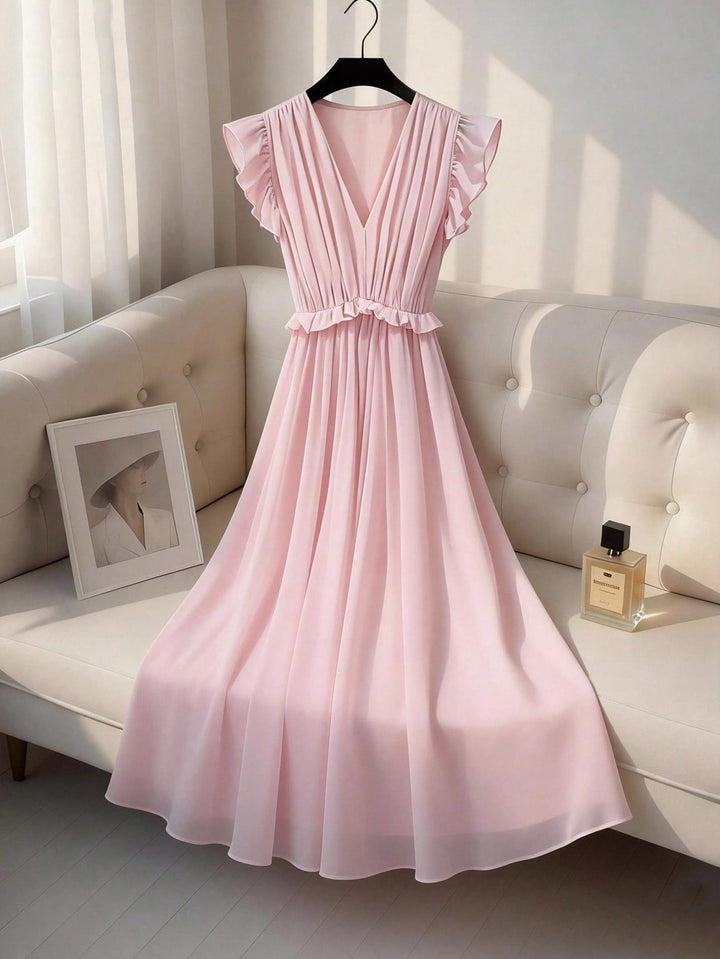 Rochie maxi SHEIN, roz