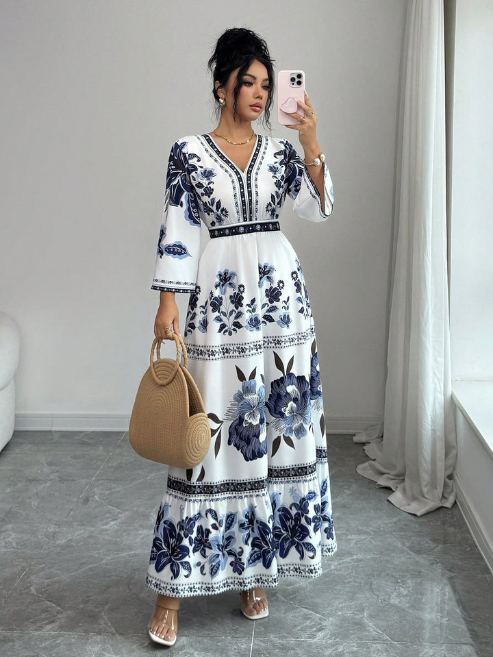 SHEIN maxi ruha, mix színek