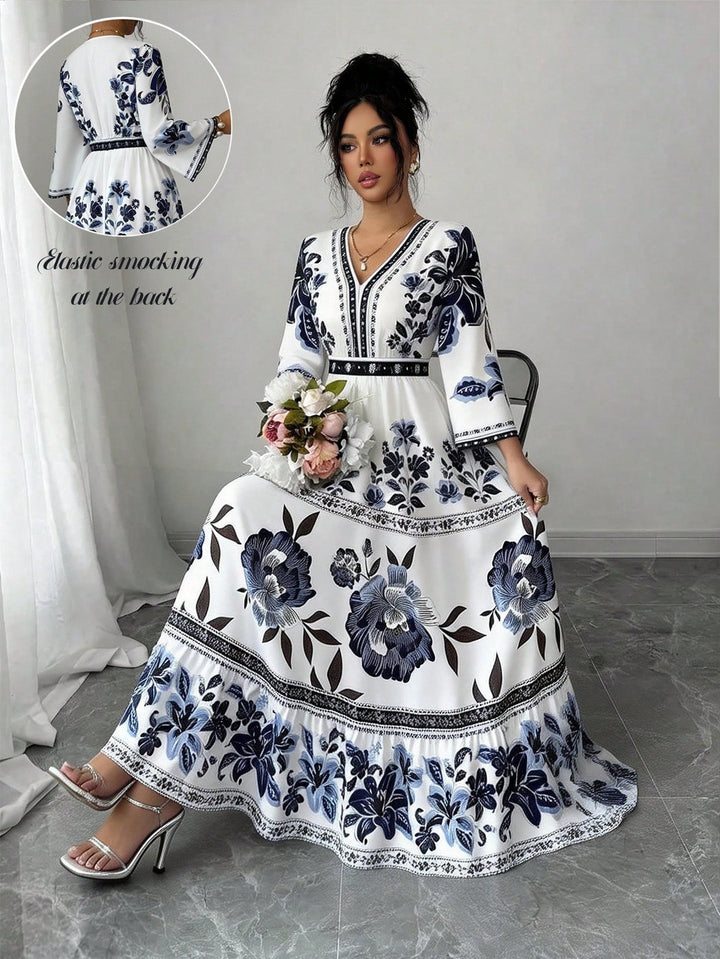 SHEIN maxi ruha, mix színek