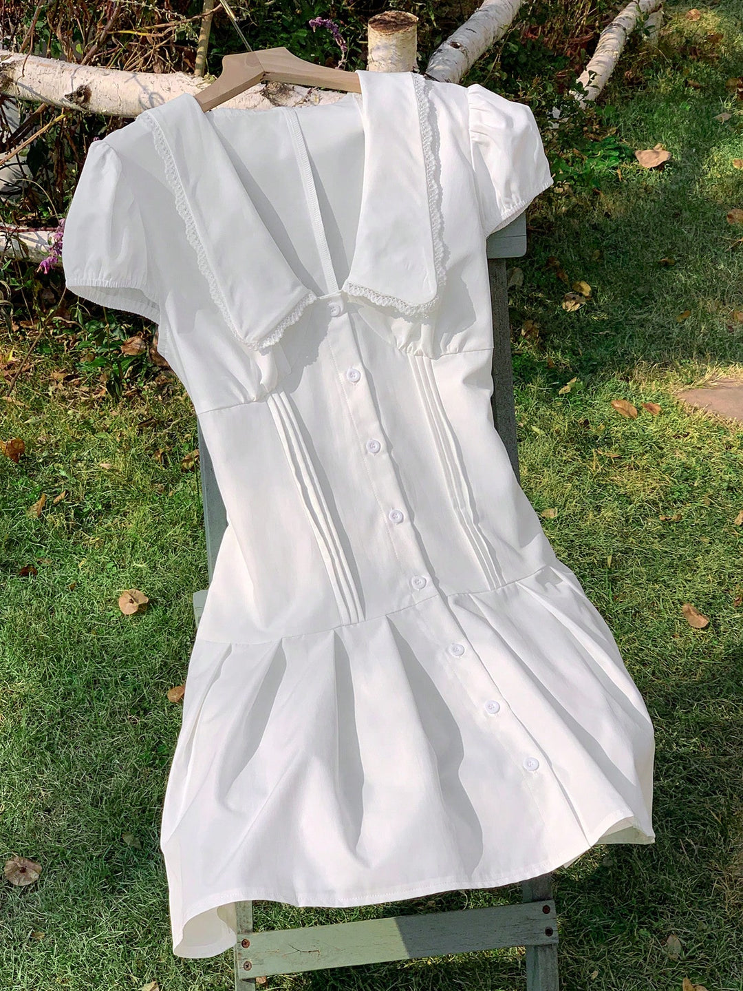 Rochie mini SHEIN, alb